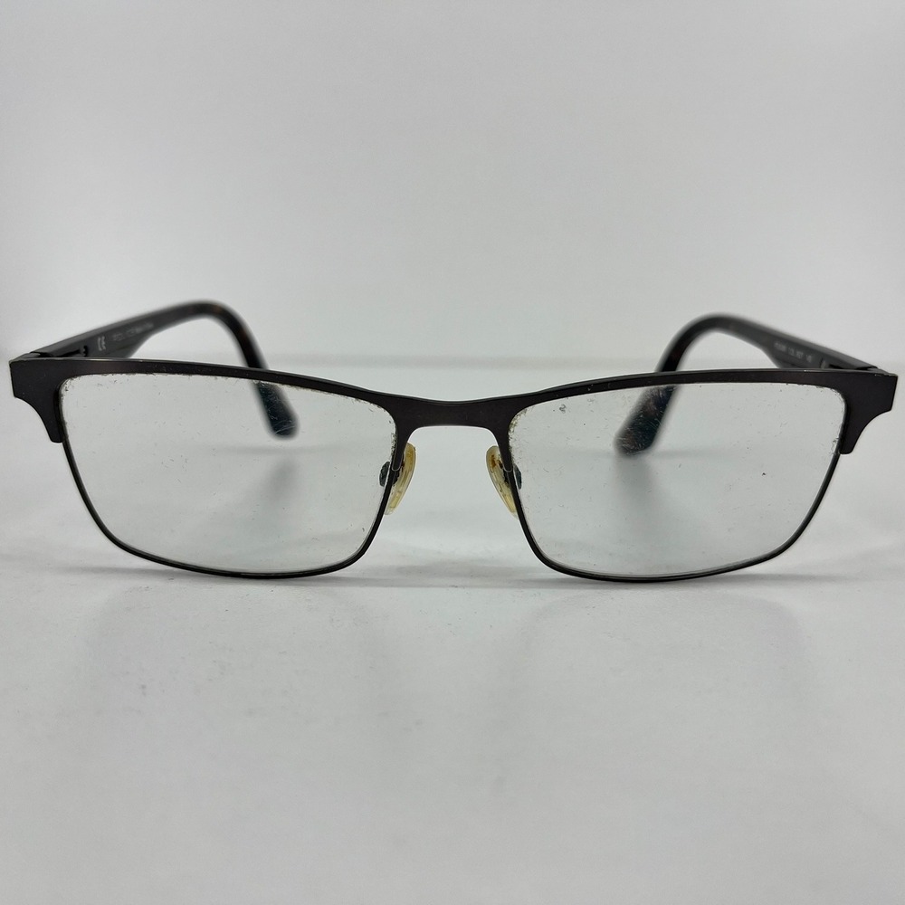 Police VPLA38K Mens Rectangular Eyeglasses Frames Black Tortoise 54-16-145 0627